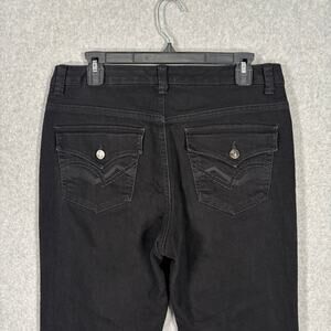 Nine West Jeans Womens 30 10S‎ Bootcut West End Pocket Flap Embroidered Stretch